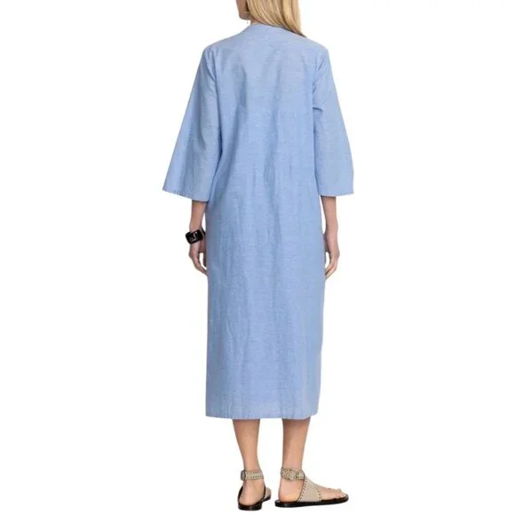 Johnny Was Camellia Embroidered Cotton Dress Size Small New With Tags - Picture 12 of 16